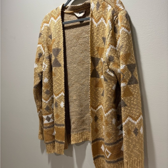 SAVANNA JANE • Women’s Aztec Tribal Relaxed Cardigan Sweater Size Large - Picture 3 of 6